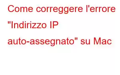 Come correggere l'errore 