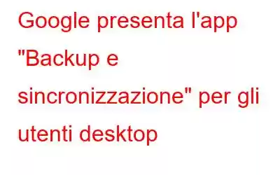 Google presenta l'app 