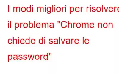 I modi migliori per risolvere il problema 