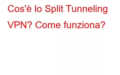 Cos'è lo Split Tunneling VPN? Come funziona?