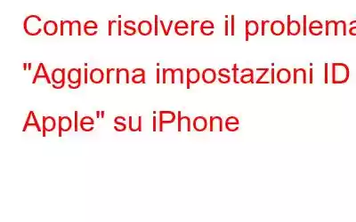 Come risolvere il problema 