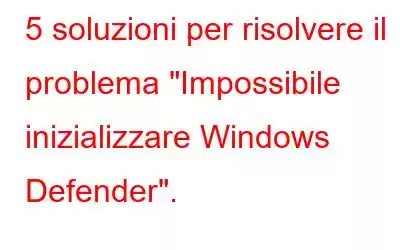 5 soluzioni per risolvere il problema 