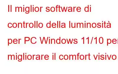 Il miglior software di controllo della luminosità per PC Windows 11/10 per migliorare il comfort visivo