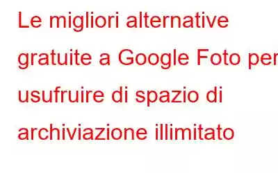 Le migliori alternative gratuite a Google Foto per usufruire di spazio di archiviazione illimitato