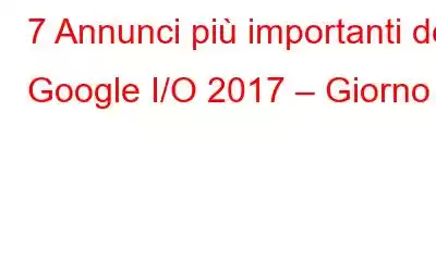 7 Annunci più importanti del Google I/O 2017 – Giorno 2