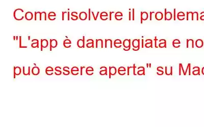 Come risolvere il problema 